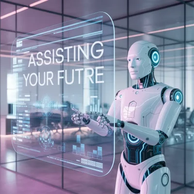 KI-Agent interagiert mit digitalem Display